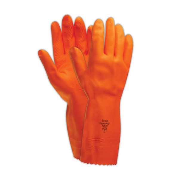 Ansell Ansell Heavyweight 208 Extra HeavyDuty Rubber Gloves, 9 192085